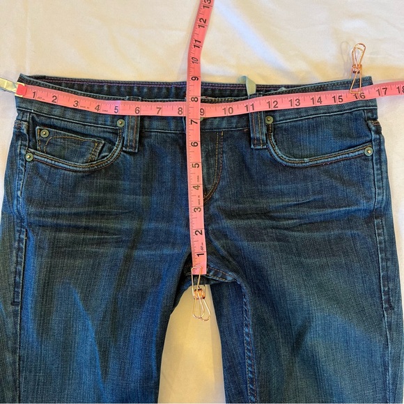 Silence + Noise Straight Leg Lightly Distressed Denim Jeans Size 28 - Picture 12 of 13